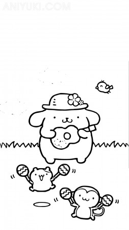 Pompompurin Coloring Pages - AniYuki ...
