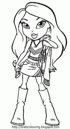 BRATZ COLORING PAGES: BRATZ COLORING PICTURE