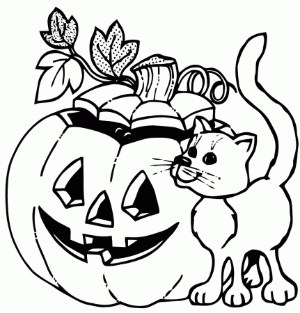 Free Printable Free Printable Halloween Coloring Pages - Coloring ...