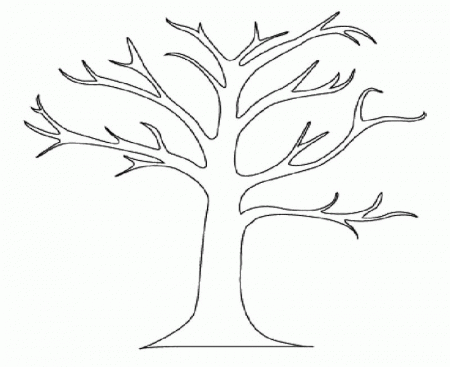Education Bare Tree Coloring Page Az Coloring Pages, Download ...