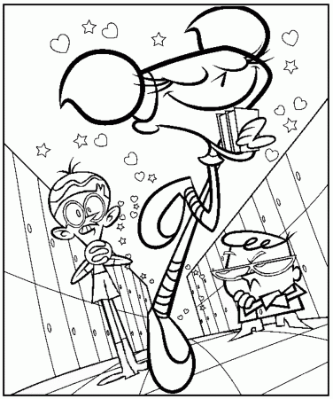 Dexter Laboratory Coloring Pages