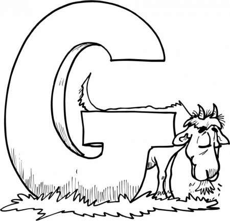 Letter G Coloring Pages Preschool Letter G Ghost Coloring Pages ...