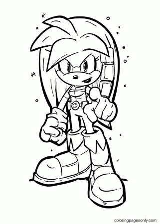 Silver The Hedgehog Coloring Pages - Sonic The Hedgehog Coloring Pages - Coloring  Pages For Kids And Adults