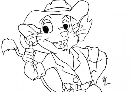 Rescuers down under coloring pages