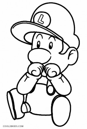 Printable Luigi Coloring Pages For Kids
