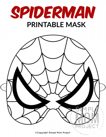 Free Printable Superhero Face Masks for Kids - Simple Mom Project