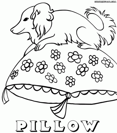 Pillow coloring pages | Coloring pages to download and print