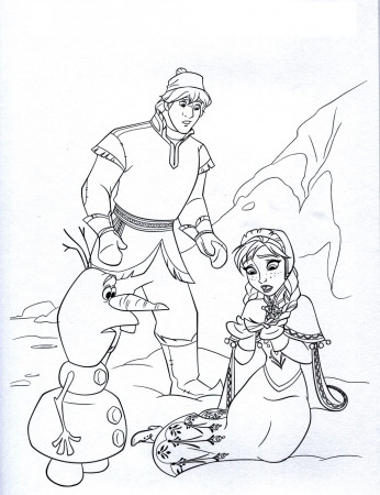 Frozen to print - Frozen Kids Coloring Pages