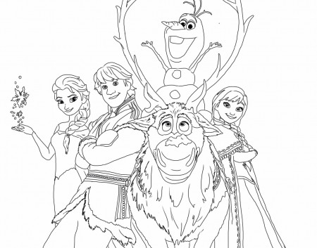 Coloring Pages : Anna And Kristoff Coloring At Getdrawings Free ...