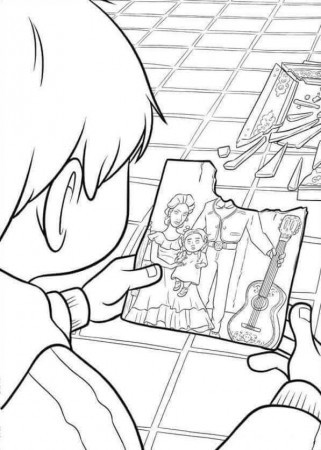 Disney Coco Coloring Pages Free | Coloring pages, Free coloring ...