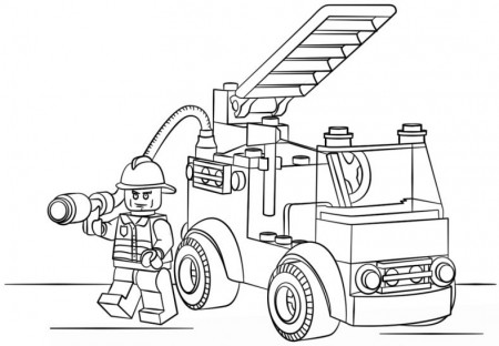 Fire Truck Coloring Pages Archives | 101 Coloring