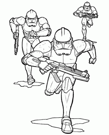 Stormtroopers printable coloring sheet - Topcoloringpages.net