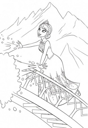 Excellent Image of Frozen Elsa Coloring Pages - entitlementtrap.com | Elsa  coloring pages, Disney coloring pages, Frozen coloring pages