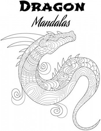 Amazon.com: Dragon Mandalas: Coloring book for adults and adolescents |  Mandalas | Anti-stress, relaxation, relaxation | Large format, 8,5
