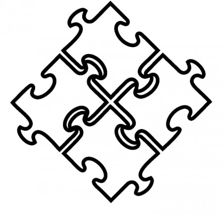 Autism Awareness Puzzle Piece Coloring Page - Free Printable Coloring Pages  for Kids