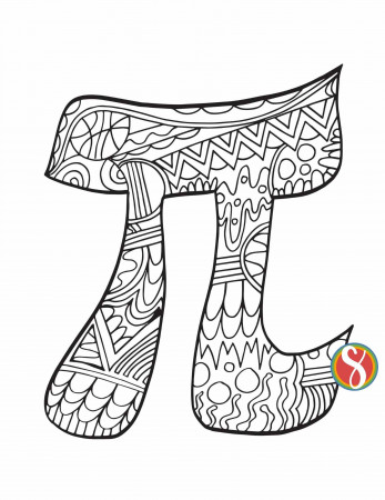 Free Pi Day Coloring Pages — Stevie Doodles