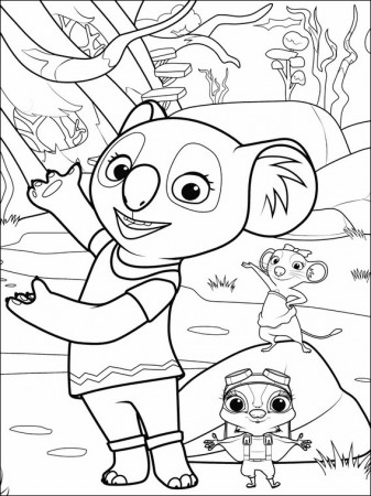 Coloring Game Blinky Bill 8