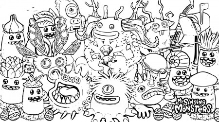 My Singing Monsters Coloring Pages | WONDER DAY — Coloring pages for  children and adults