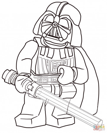 Darth Vader Coloring Page - Coloring Pages for Kids and for Adults