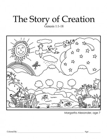 1000+ ideas about Creation Coloring Pages | Days Of ...