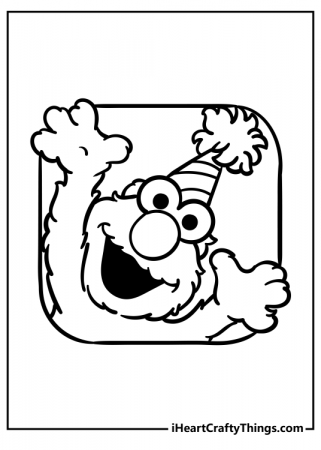 Printable Elmo Coloring Pages (Updated 2023)