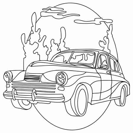 Ford - Cars coloring pages for Adults online and printable