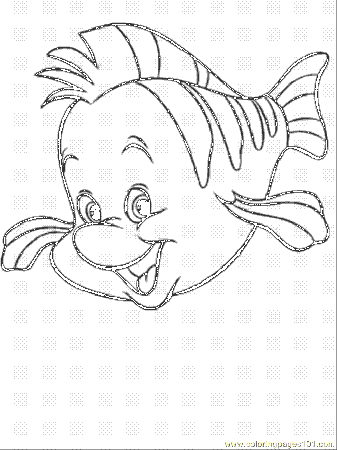 Little Mermaid Coloring Pages Sebastian - HiColoringPages