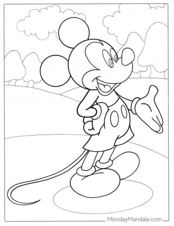 32 Mickey Mouse Coloring Pages (Free ...