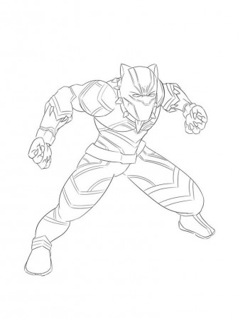 Free Black Panther coloring pages ...
