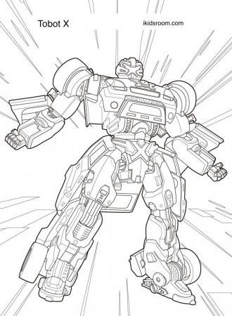 Tobot Coloring Pages: Tobots X, Y, Z, W, Titan, and Boys ...
