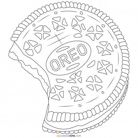 Oreo coloring page