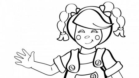 Mary Had a Little Lamb - Coloring Page - Mother Goose Club