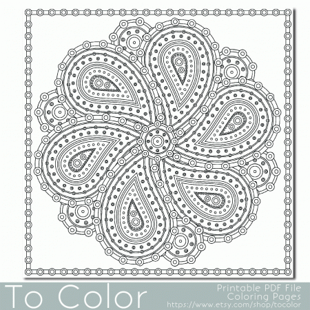 Popular items for paisley coloring on Etsy