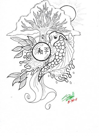 Koi Fish Coloring PagesFree Coloring Pages For Kids | Free ...