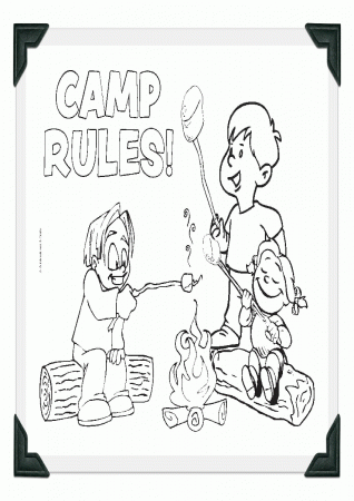 Free Printable Coloring Pages For Camping | Best Coloring Page Site