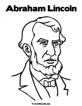 Abraham Lincoln Coloring Pages
