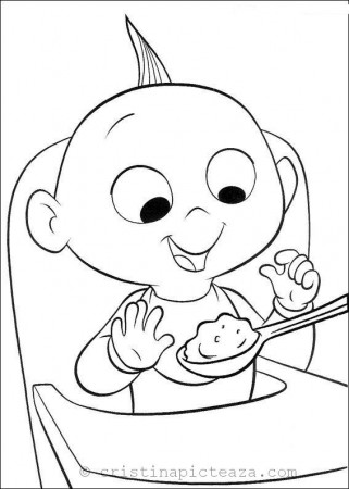 Incredibles 2 Coloring Pages – Drawing sheets for painting