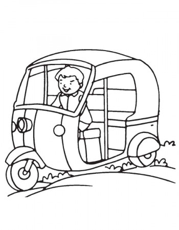 Driving auto coloring page | Download Free Driving auto coloring page for  kids | Best Coloring Pages