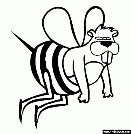 Silly Animals Online Coloring Pages