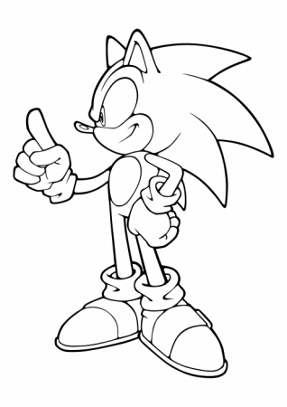 Resolute Sonic the Hedgehog coloring pages, Sonic the Hedgehog coloring  pages - Colorings.cc