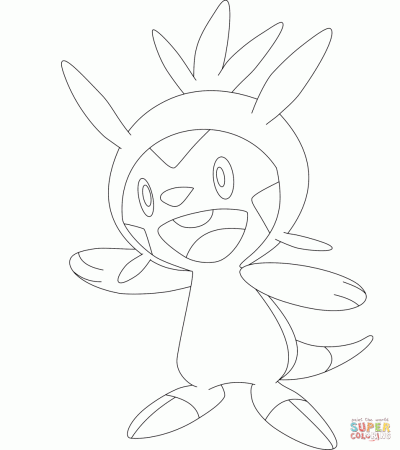 Chespin coloring page | Free Printable Coloring Pages