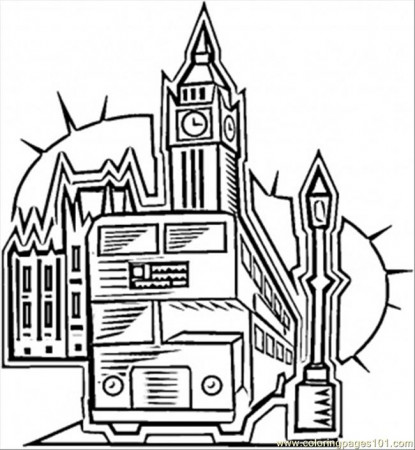 In London Coloring Page for Kids - Free Great Britain Printable Coloring  Pages Online for Kids - ColoringPages101.com | Coloring Pages for Kids