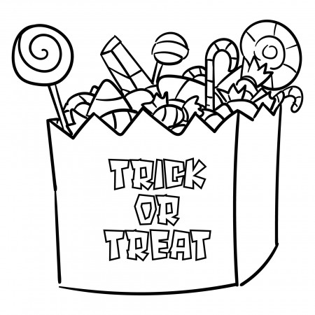 10 Best Halloween Candy Coloring Pages Printable - printablee.com