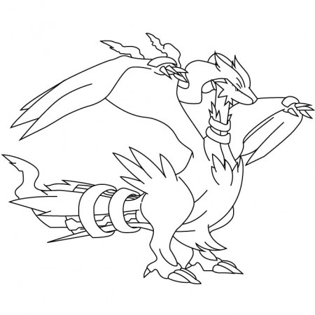 Reshiram from Pokemon Coloring Pages - XColorings.com