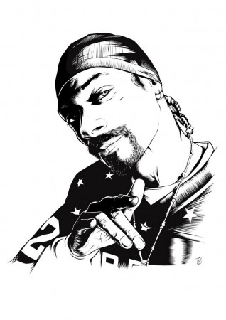 Snoop Dogg New Media by Tris Rossin | Saatchi Art