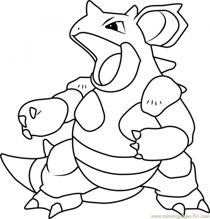 Nidoqueen Pokemon Coloring Page for Kids - Free Pokemon Printable Coloring  Pages Online for Kids - ColoringPages101.com | Coloring Pages for Kids