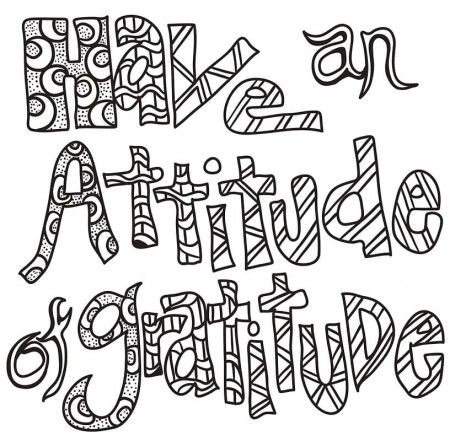 Free Printable Gratitude Coloring Page - Free Printable Coloring Pages for  Kids