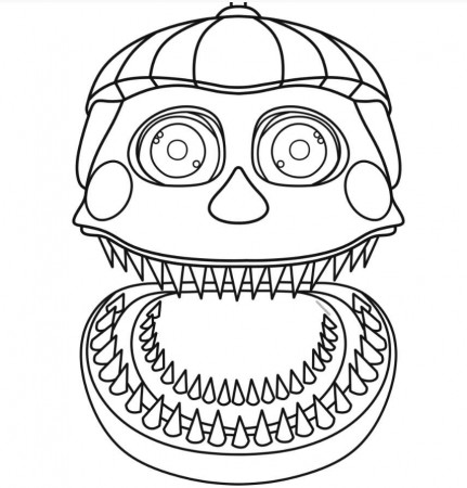 Fnaf 9 Security Breach Coloring Pages - Printable Animatronics.