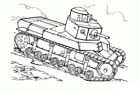 New Tank In War Coloring Pages - Tank Coloring Pages - Coloring Pages For  Kids And Adults