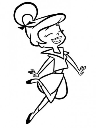 Judy Jetson coloring book to print and online
